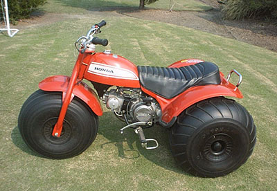 Первый мотовездеход произвела именно компания Honda (Хонда)